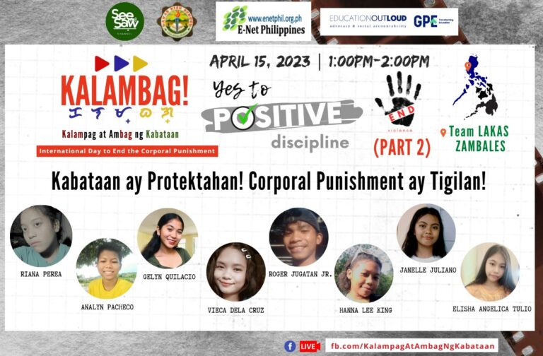 Read more about the article KALAMBAG! Kabataan ay Protektahan! Corporal Punishment ay Tigilan! (PART 1)