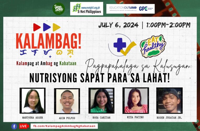 Read more about the article KALAMBAG! NUTRISYONG SAPAT PARA SA LAHAT!